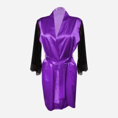 Акция на Халат жіночий DKaren Housecoat Bonnie XL Violet от Rozetka