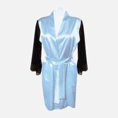 Акция на Халат жіночий DKaren Housecoat Bonnie XS Light Blue от Rozetka