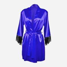 Акция на Халат жіночий DKaren Housecoat Adelaide S Blue от Rozetka