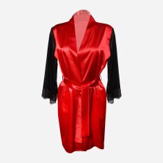 Акція на Халат жіночий DKaren Housecoat Bonnie XL Red від Rozetka