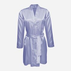 Акция на Халат жіночий DKaren Housecoat Agnes 2 XL Light Blue от Rozetka