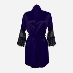 Акція на Халат DKaren Housecoat Beatrice 2XL Navy Blue від Rozetka