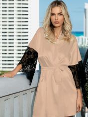 Акція на Халат DKaren Housecoat Dagmara XL Light Beige від Rozetka