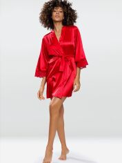 Акция на Халат жіночий DKaren Housecoat Belinda XS Red от Rozetka
