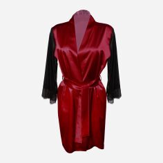 Акция на Халат жіночий DKaren Housecoat Bonnie 2XL Crimson от Rozetka