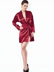 Акция на Халат жіночий DKaren Housecoat Agnes 2 XL Crimson от Rozetka