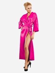 Акция на Халат жіночий великого розміру DKaren Plus Size 130 8XL Dark Pink от Rozetka