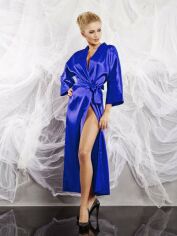 Акція на Халат DKaren Plus Size 130 7XL Blue від Rozetka