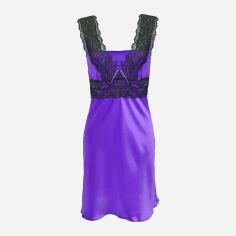 Акція на Нічна сорочка DKaren Slip Maya 2XL Violet від Rozetka