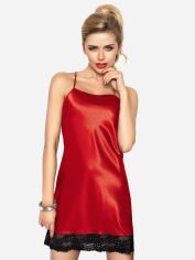 Акция на Нічна сорочка DKaren Slip Kate XS Red от Rozetka