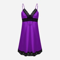 Акция на Нічна сорочка DKaren Slip Peggy L Violet от Rozetka