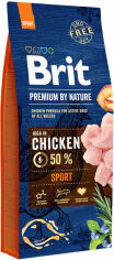 Акція на Сухой корм Brit Premium Sport для собак с повышенными физическими нагрузками со вкусом курицы 15 кг (8595602526673) від Stylus