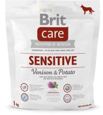 Акция на Сухой корм гипоаллергенный для собак всех пород Brit Care Sensitive All Breed с олениной 1 кг (8595602510825) от Stylus