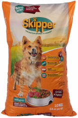 Акция на Сухой корм для собак Skipper говядина и овощи 10 кг (5948308003499) от Stylus