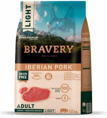 Акция на Сухой корм Bravery Iberian Pork Large/Medium Adult с иберийской свининой 4 кг (6619 Br Iber L_ 4KG) от Stylus