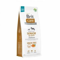 Акция на Сухой корм Brit Care Dog Grain-free Senior and Light для пожилых собак с лишним весом 12кг (8595602558926) от Stylus