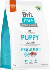 Акция на Сухой корм Brit Care Dog Hypoallergenic Puppy для щенков с ягненком 3кг (8595602558964) от Stylus
