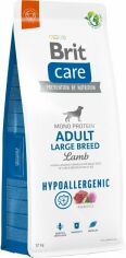 Акция на Сухой корм Brit Care Dog Hypoallergenic Adult Large Breed для собак больших пород c ягненком 12кг (8595602559077) от Stylus