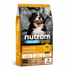 Акція на Сухой корм Nutram Sound Bw для щенков крупных пород с курицей и овсянкой 20 кг (S3_(20kg) від Stylus