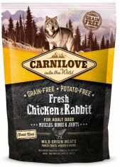 Акция на Сухой корм Carnilove Fresh Chicken Rabbit для взрослых собак всех пород курица и кролик 1.5 кг (8595602527502) от Stylus
