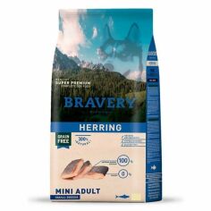 Акция на Сухой корм Bravery Herring Mini Adult с селедкой для собак 2 кг (0647 Br Herr Adul M_ 2KG) от Stylus