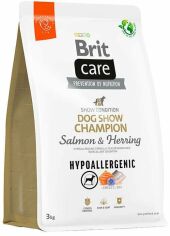 Акция на Сухой корм Brit Care Dog Hypoallergenic Dog Show Champion для выставочных собак 3 кг (8595602559114) от Stylus