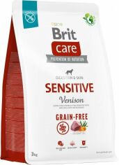 Акция на Сухой корм Brit Care Dog Grain-free Sensitive для собак счувствительным пищеварением 3кг (8595602559145) от Stylus