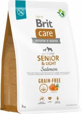 Акция на Сухой корм Brit Care Dog Grain-free Senior and Light для пожилых собак с лишним весом 3кг (8595602558933) от Stylus