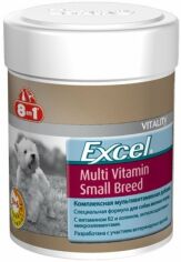 Акція на Мультивитаминный комплекс 8in1 Excel Multi Vitamin Small Breed для собак мелких пород 70 шт. (4048422109372) від Stylus
