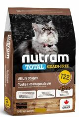 Акция на Сухой корм для котов Nutram Total Gf с курицей и индейкой 1.13 кг (T22_(1,13kg)) от Stylus