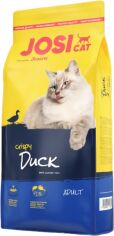 Акция на Сухой корм Josera JosiCat Crispy Duck для котов вкусные гранулы с уткой 10 кг от Stylus