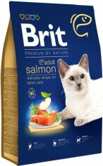 Акция на Сухой корм Brit Premium by Nature Cat Adult Salmon для взрослых котов с лососем 8 кг (8595602553211) от Stylus