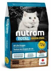 Акция на Сухой корм для котов Nutram Total Gf с лососем и форелью 5.4 кг (T24_(5.4kg)) от Stylus