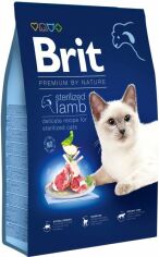 Акция на Сухой корм для взрослых стерилизованных котов Brit Premium by Nature Cat Sterilized Lamb с ягненком 8 кг (8595602553242) от Stylus
