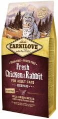 Акция на Сухой корм Carnilove Fresh Chicken Rabbit для взрослых кошек курица и кролик 6 кг (8595602527410) от Stylus