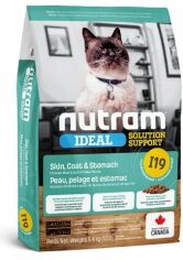 Акция на Сухой корм для котов Nutram Ideal Ss с чувствительным пищеварением с курицей и лососем 5.4 кг (I19_(5.4kg)) от Stylus