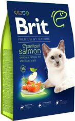 Акция на Сухой корм Brit Premium by Nature Cat Sterilized Salmon для стерилизованных котов с лососем 8 кг (8595602553259) от Stylus
