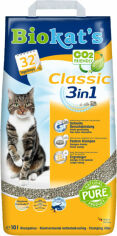 Акція на Наполнитель для кошачьего туалета Biokat's Classic 3in1 комкующийся 10 л (4002064613307) від Stylus