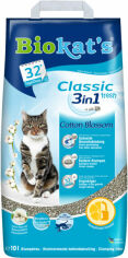 Акція на Наполнитель для кошачьего туалета Biokat's Classic Fior di Cotton 3в1 10 л від Stylus