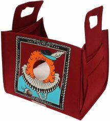 Акция на Диван-сумка Croci Popcat King Bordeaux бордовый 35х25х30см (C2178004) от Stylus