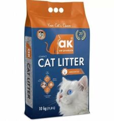 Акция на Наполнитель Akcat Compact cat litter бентонитовый натуральный 10кг 11.8л (AKMN001) от Stylus