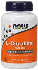 Акція на Now Foods Citrulline 750 Mg 90 Vcaps Л цитрулин від Stylus