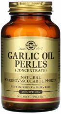 Акція на Solgar Garlic Oil Perles, (Concentrate), 250 Softgels Чесночное масло Perles (концентрат) від Stylus