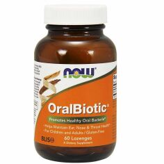Акция на Now Foods OralBiotic 60 lozenges (Пробиотики) от Stylus