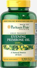 Акция на Puritan's Pride Evening Primrose Oil 1300 Mg With Gla - 120 Softgels от Stylus
