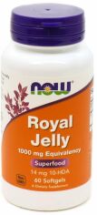 Акція на Now Foods Royal Jelly 1000 mg 60 Sgels Маточное молочко від Stylus