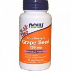 Акція на Now Foods Grape Seed 250 mg 90 veg caps (Экстракт виноградных косточек) від Stylus