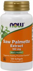 Акція на Now Foods Saw Palmetto Extract 160 mg 120 Sgels Со пальметто (сереноа) від Stylus