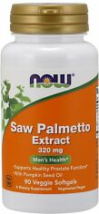Акція на Now Foods Saw Palmetto Extract 320 Mg 90 Vgels Со пальметто (сереноа) від Stylus