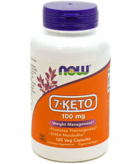 Акція на Now Foods 7-Keto-DHEA 100 mg Veg Capsules 120 caps від Stylus